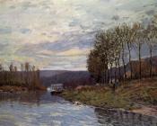 阿尔弗莱德 西斯莱 : The Seine at Bougival
